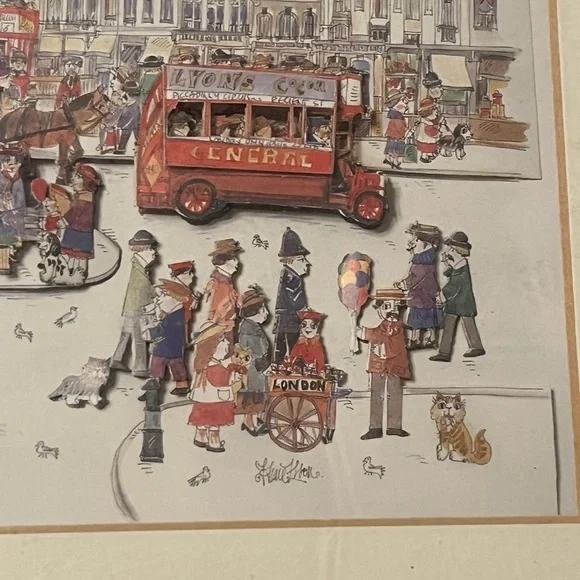Piccadilly Circus Framed Artwork - Picture 7 of 13